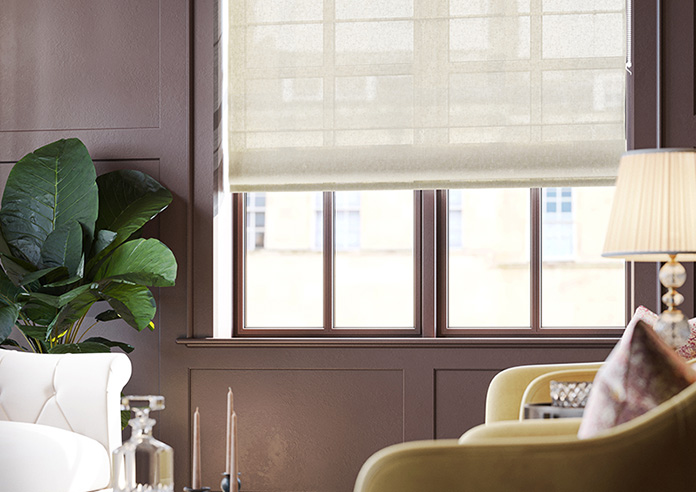 Pescara Voile, Latte - Roman Blind - Image 5